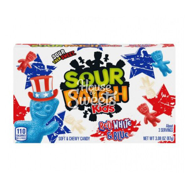 Sour Patch RedWhiteBlue (87g) House of Sweets, 2,99