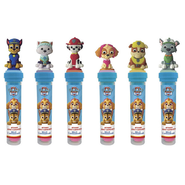 Paw Patrol Stamps with Candy 8g