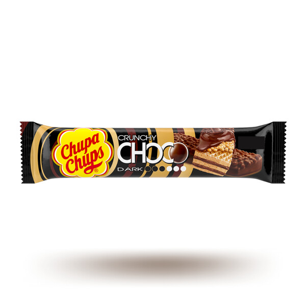 Chupa Crunchy Choco Dark 27g