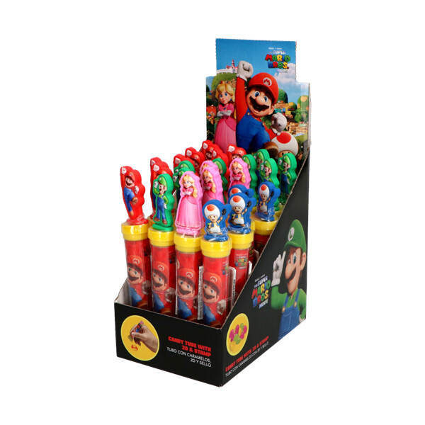 Super Mario Stamp Candy Tube 8g
