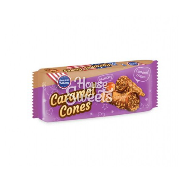American Caramel Cones 112g