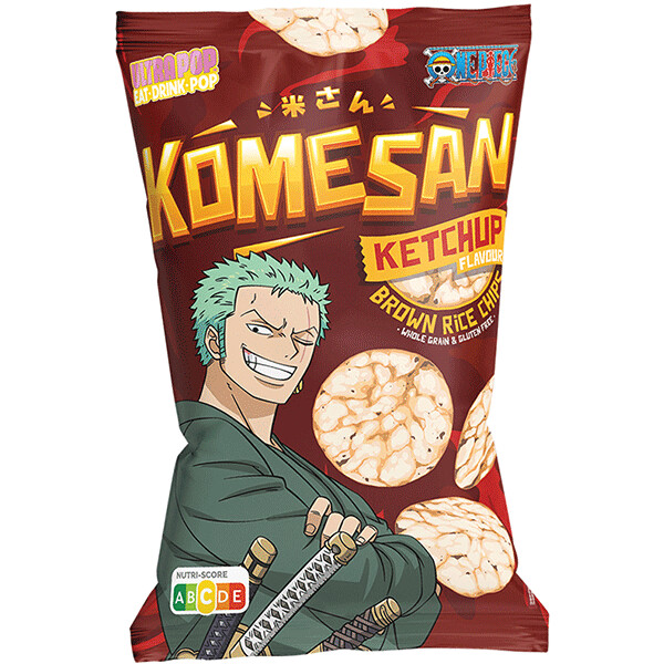 One Piece Zoro Rice Chips Ketchup 60g