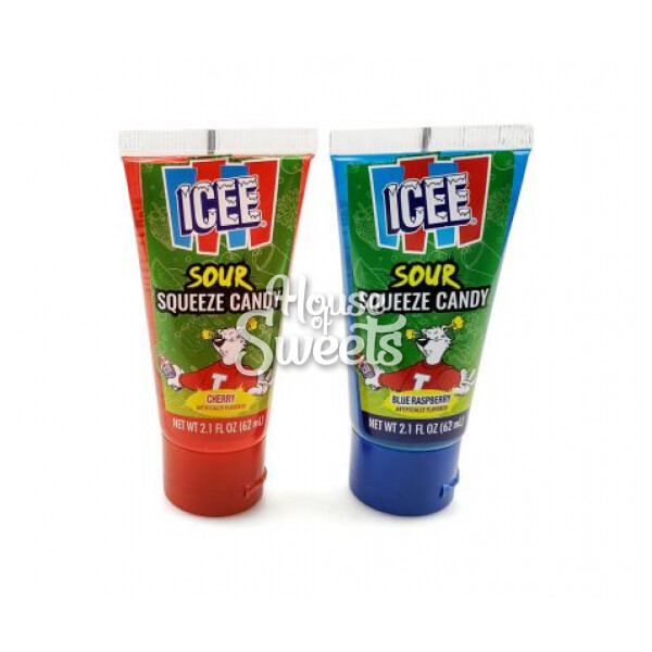 Icee Sour Squeeze Candy Tubes 62ml