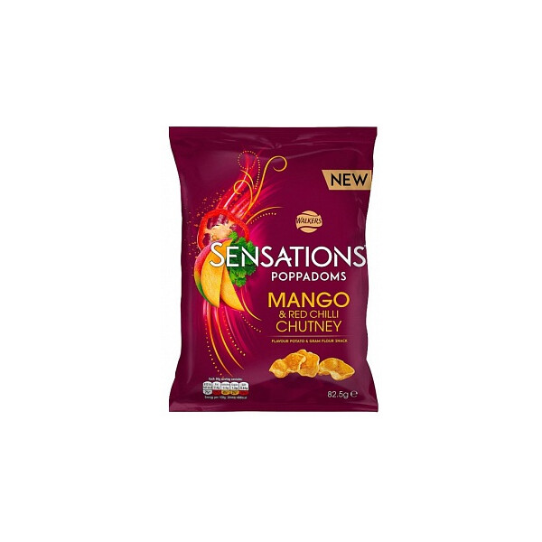Sensations Poppadoms Mango & Red Chilli Chutney 82g...