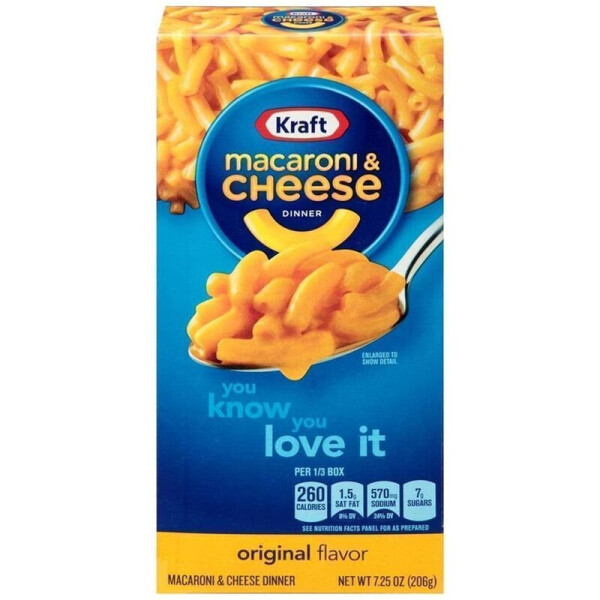 Kraft Mac and Cheese 206g