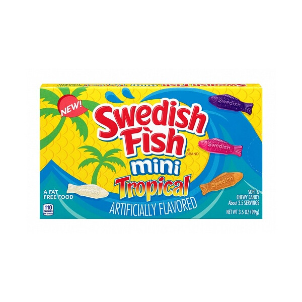 Swedish Fish Mini Tropical 99g